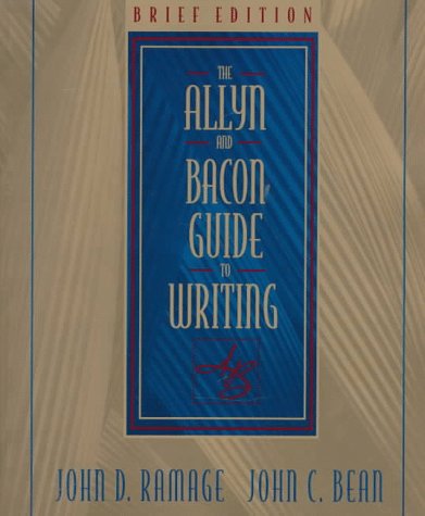 Beispielbild fr The Allyn and Bacon Guide to Writing : The Brief Edition zum Verkauf von Better World Books