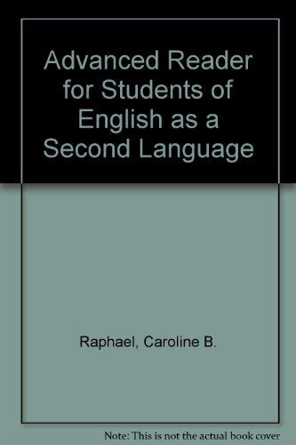 Beispielbild fr Rhetorical Reader for Students of English as a Second Language zum Verkauf von Better World Books