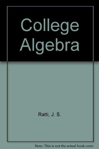 9780023986406: College Algebra