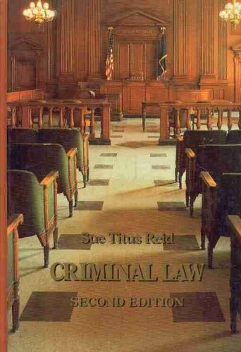 9780023991714: Criminal Law