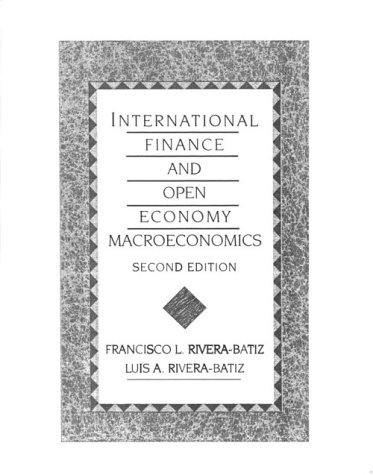 Stock image for International Finance and Open Economy Macroeconomics for sale by Better World Books