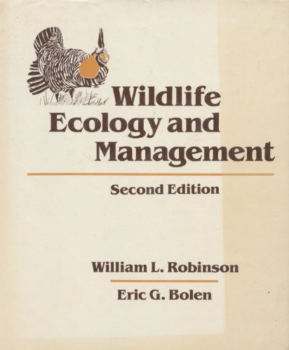 Imagen de archivo de Wildlife Ecology and Management a la venta por Indiana Book Company