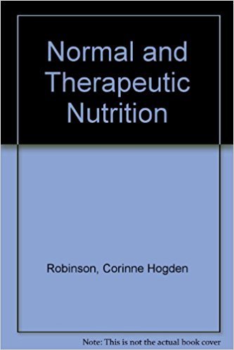 Stock image for Normal and Therapeutic Nutrition for sale by Better World Books