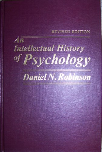 9780024024800: An intellectual history of psychology