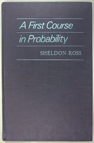 9780024038807: First Course in Probability