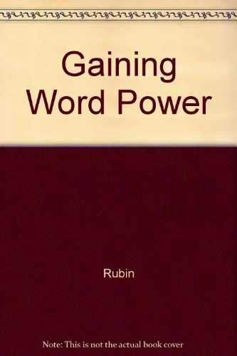 Stock image for Gaining Word Power for sale by HPB-Red