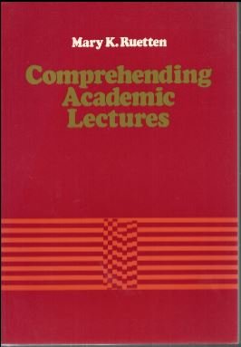 Imagen de archivo de Comprehending Academic Lectures a la venta por Dunaway Books