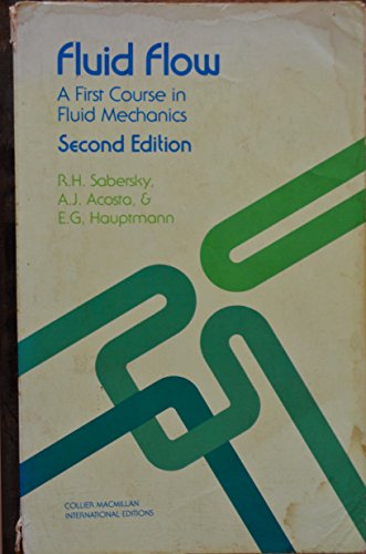 9780024049612: Solutions manual: Fluid flow : a first course in fluid mechanics