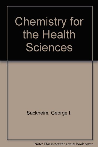 9780024050908: Chemistry for the Health Sciences