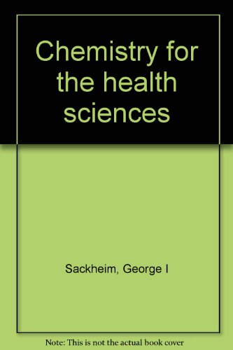 9780024051400: Chemistry for the health sciences