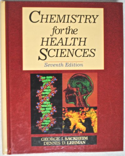 9780024051615: Chemistry for the Health Sciences