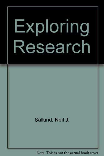 9780024052834: Exploring Research