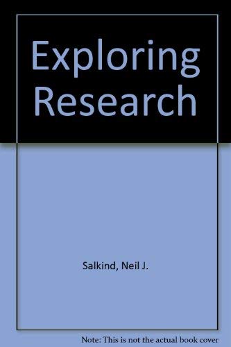 9780024052940: Exploring Research
