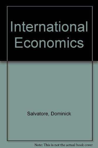 Stock image for International Economics for sale by Phatpocket Limited