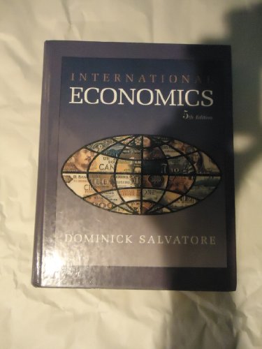 9780024053817: International Economics