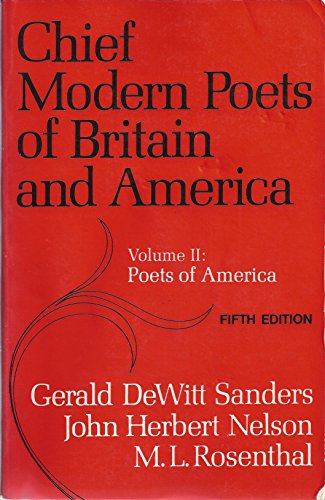 Chief Modern Poets of Britain and America, Combined Edition (5th Edition) - Sanders