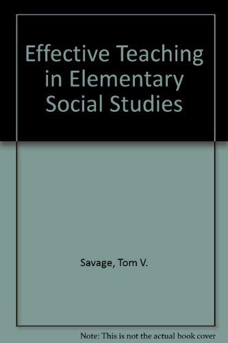 9780024064004: Effective Teaching in Elementary Social Studies