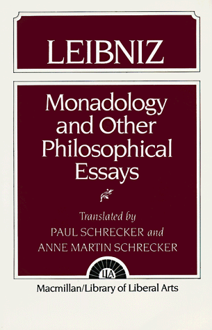 9780024069702: Monadology and Other Philosophical Essays