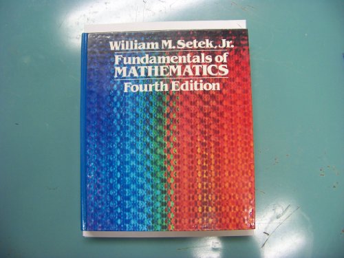 9780024092007: Title: Fundamentals of mathematics