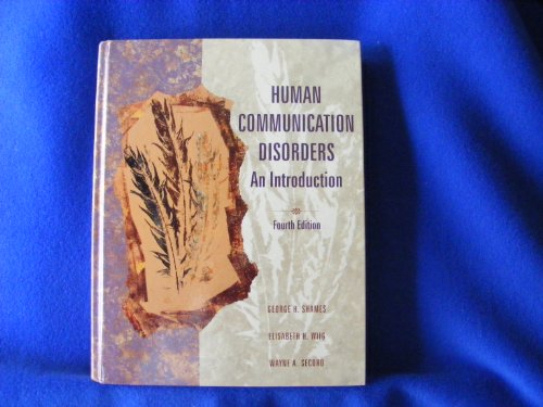 9780024094711: Human Communication Disorders: An Introduction