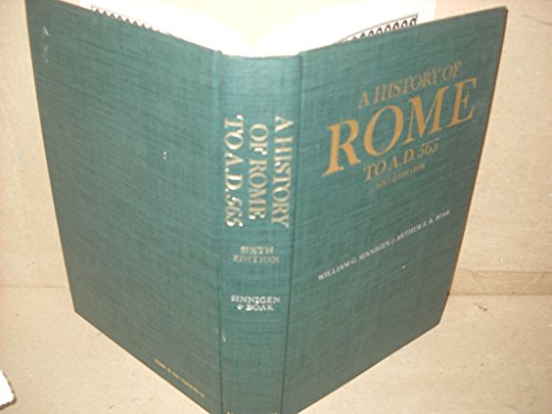 Imagen de archivo de A history of ROME to A.D. 565 a la venta por FESTINA  LENTE  italiAntiquariaat