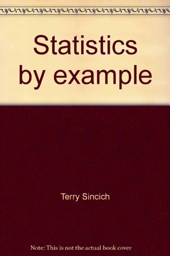 Beispielbild fr Statistics by example zum Verkauf von SecondSale