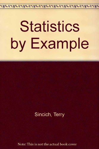 Stock image for Statistics by example for sale by HPB-Red