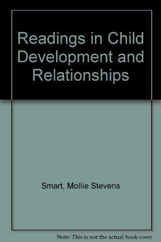 Imagen de archivo de Readings in Child Development and Relationships a la venta por Ergodebooks