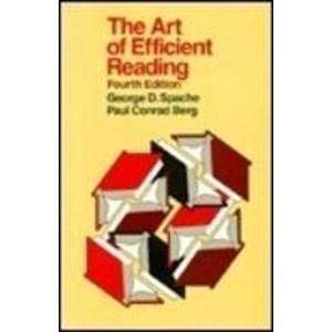 Imagen de archivo de ART OF EFFICIENT READING a la venta por BennettBooksLtd