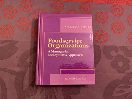 9780024142702: Foodservice Organizations Mana