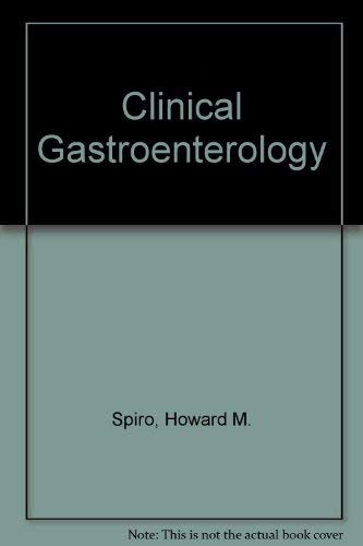 9780024152503: Clinical Gastroenterology