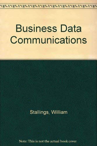Imagen de archivo de Business Data Communications a la venta por Newsboy Books
