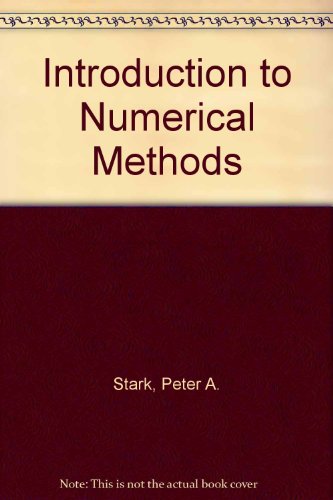 9780024160706: Introduction to Numerical Methods