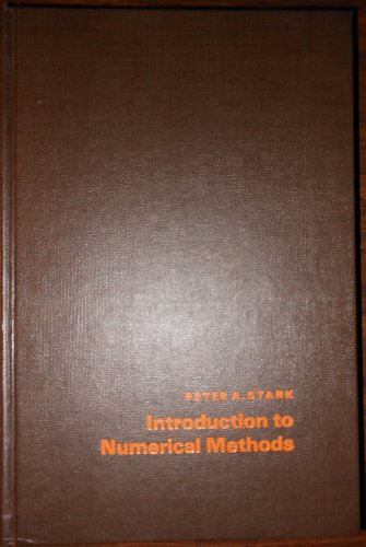 9780024161109: Introduction to Numerical Methods