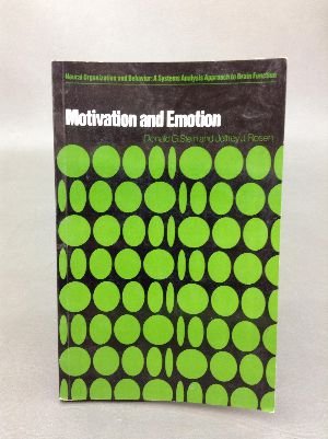 Stock image for Motivation and emotion (Neural organization and behavior) for sale by Mythos Center Books