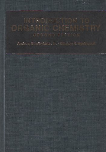 Beispielbild fr Introduction to organic chemistry zum Verkauf von Wonder Book