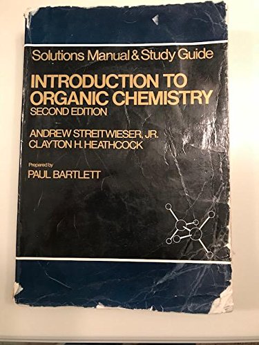 Beispielbild fr Introduction to Organic Chemistry - Solutions Manual & Study Guide zum Verkauf von Wonder Book