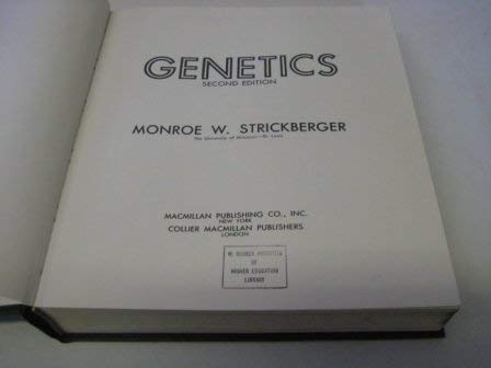 Imagen de archivo de Genetics a la venta por ThriftBooks-Dallas