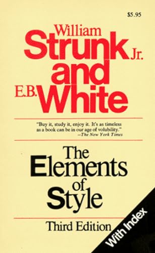 Beispielbild für The Elements of Style (with Index) zum Verkauf von SecondSale