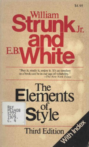 Stock image for The Elements of Style (with Index) for sale by Once Upon A Time Books