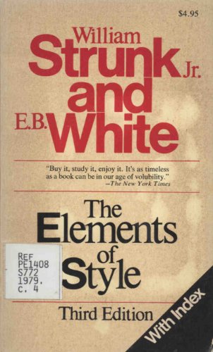 Stock image for The Elements of Style (with Index) for sale by SecondSale