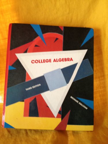 9780024184719: College Algebra