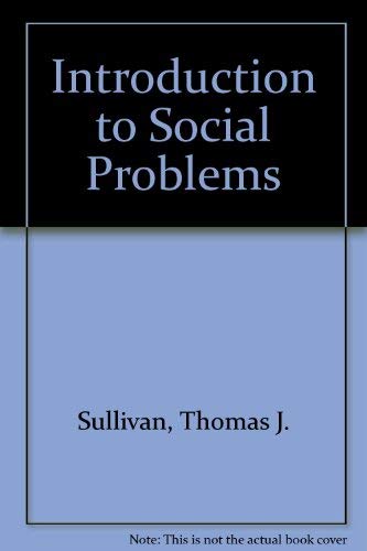 Beispielbild fr Introduction to Social Problems zum Verkauf von BooksRun