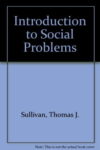 9780024184856: Introduction to Social Problems