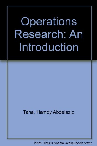 Stock image for Operations Research : An Introduction for sale by Better World Books