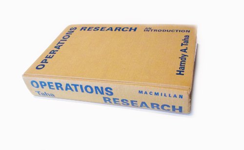 Beispielbild fr Operations Research : An Introduction zum Verkauf von Better World Books