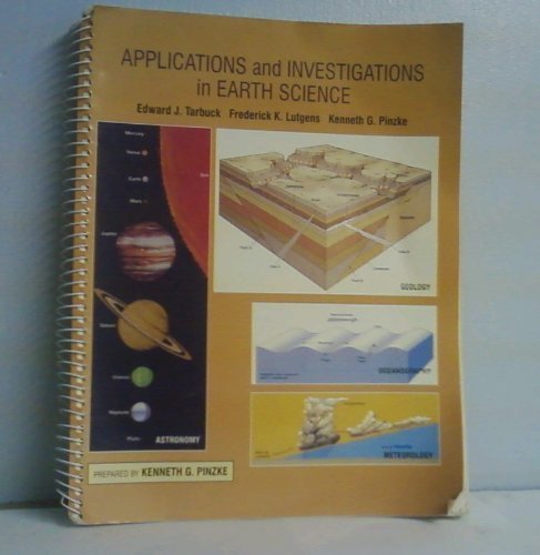 9780024190116: Applications and Investigations in Earth Science