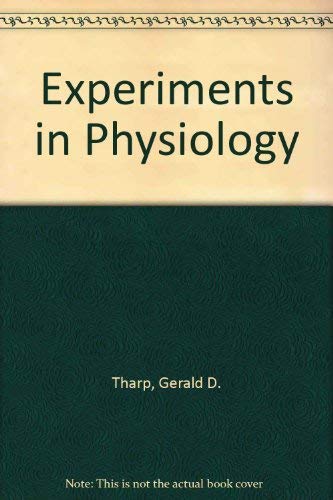 Beispielbild fr Experiments in Physiology zum Verkauf von Better World Books