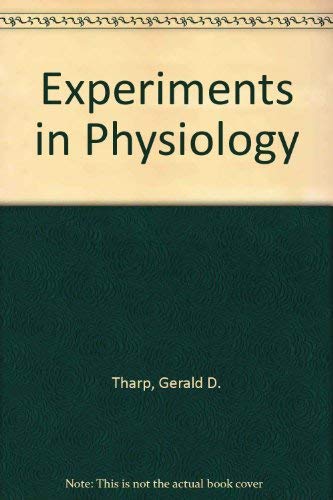 9780024198532: Experiments in Physiology
