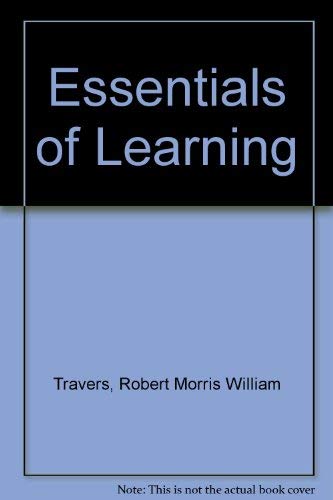 Beispielbild fr Essentials of learning zum Verkauf von HPB-Red